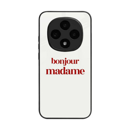 Bonjour Madame back phone cover | glass case for oppo f31 pro 5g