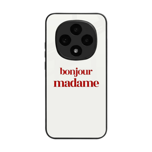 Bonjour Madame back phone cover | glass case for oppo f31 pro 5g