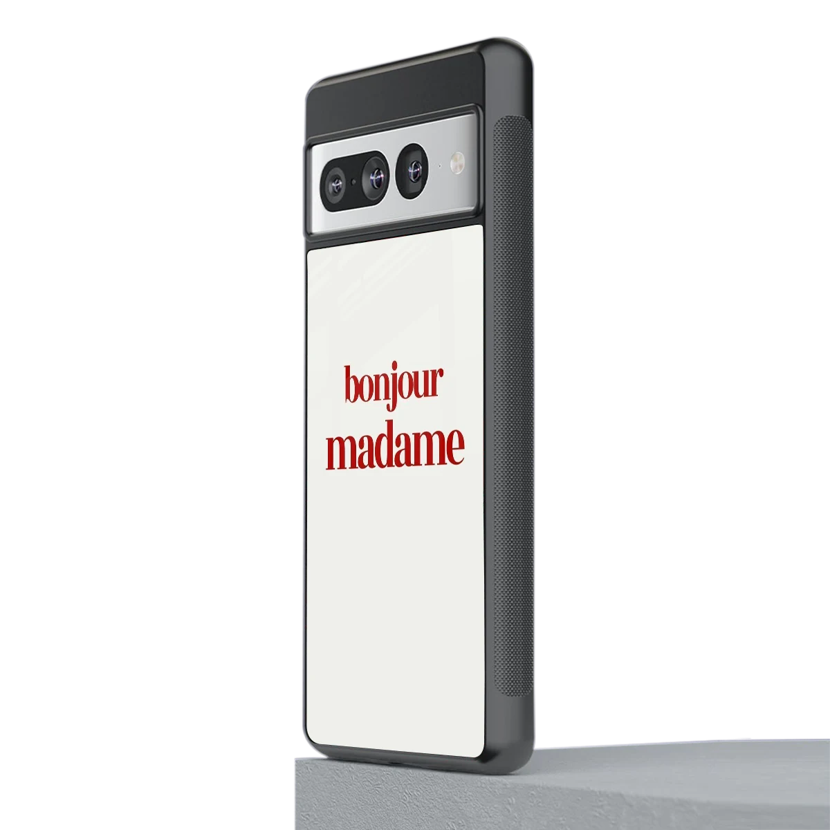 Bonjour Madame stylish phone case for google pixel 7 pro | glossy glass and slim fit