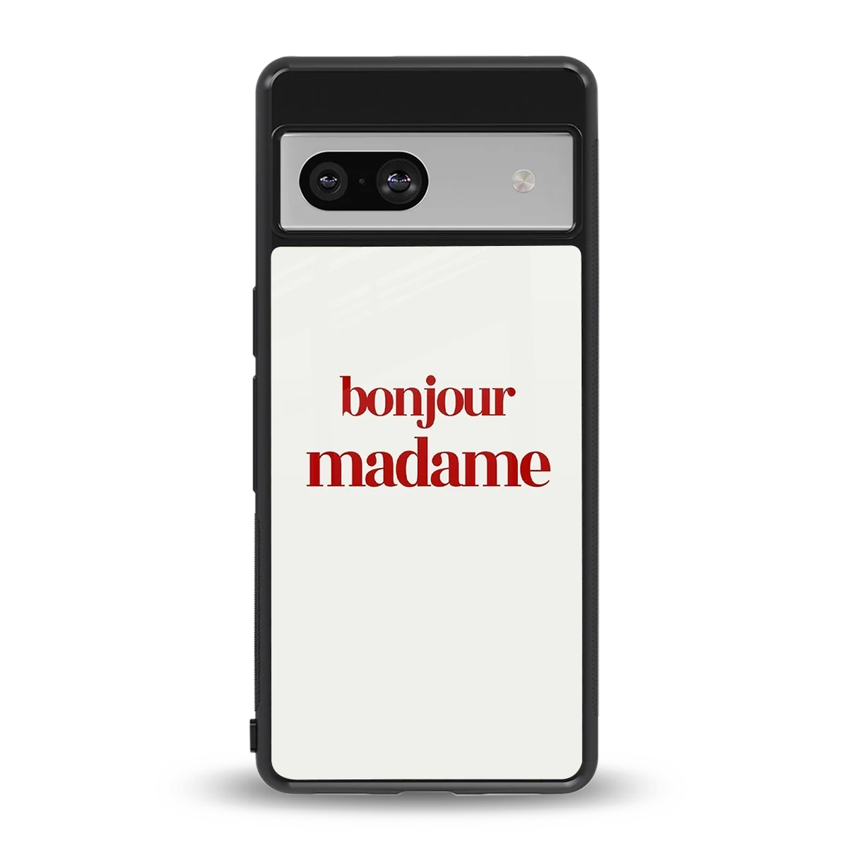 Bonjour Madame back phone cover | glass case for google pixel 7a