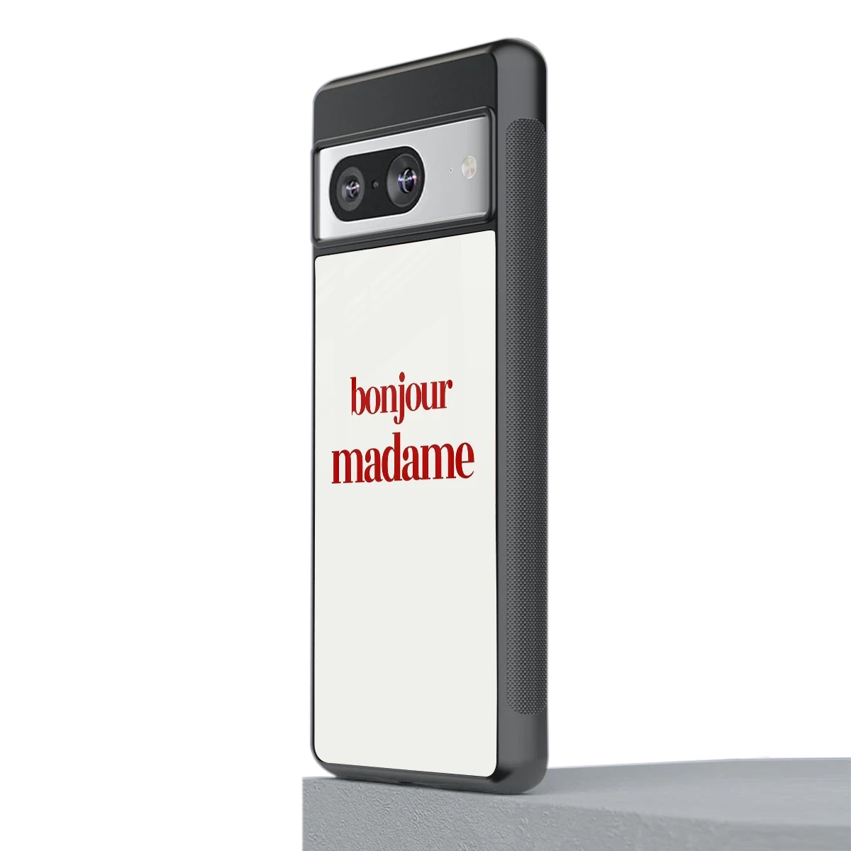 Bonjour Madame stylish phone case for google pixel 8 | glossy glass and slim fit