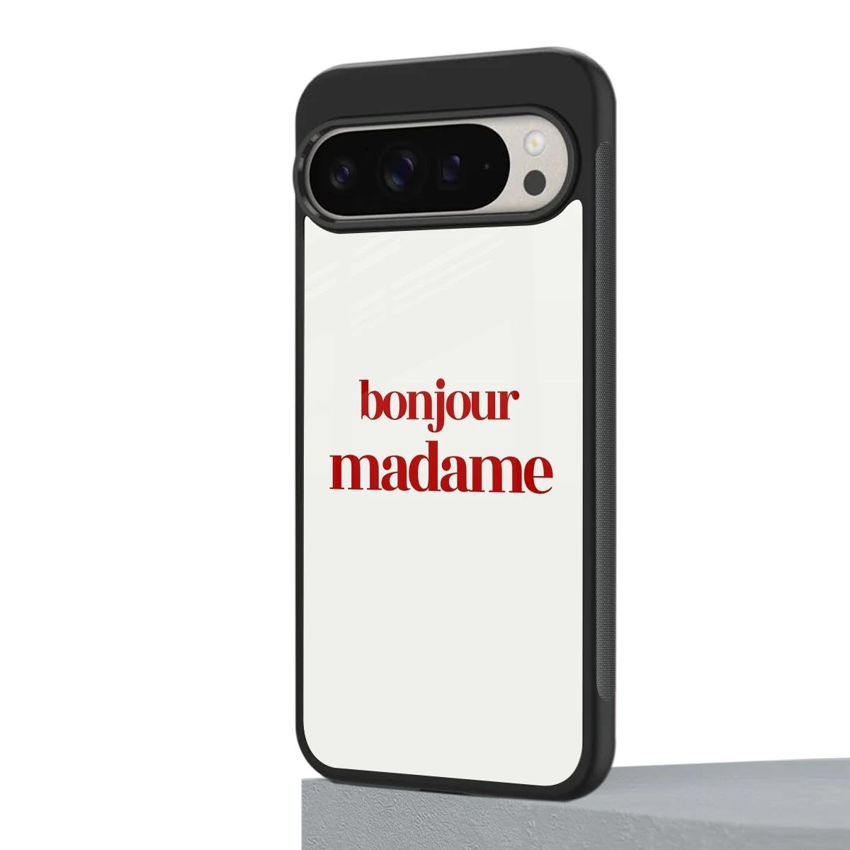 Bonjour Madame google pixel 9 pro mobile cover | shockproof glass phone case