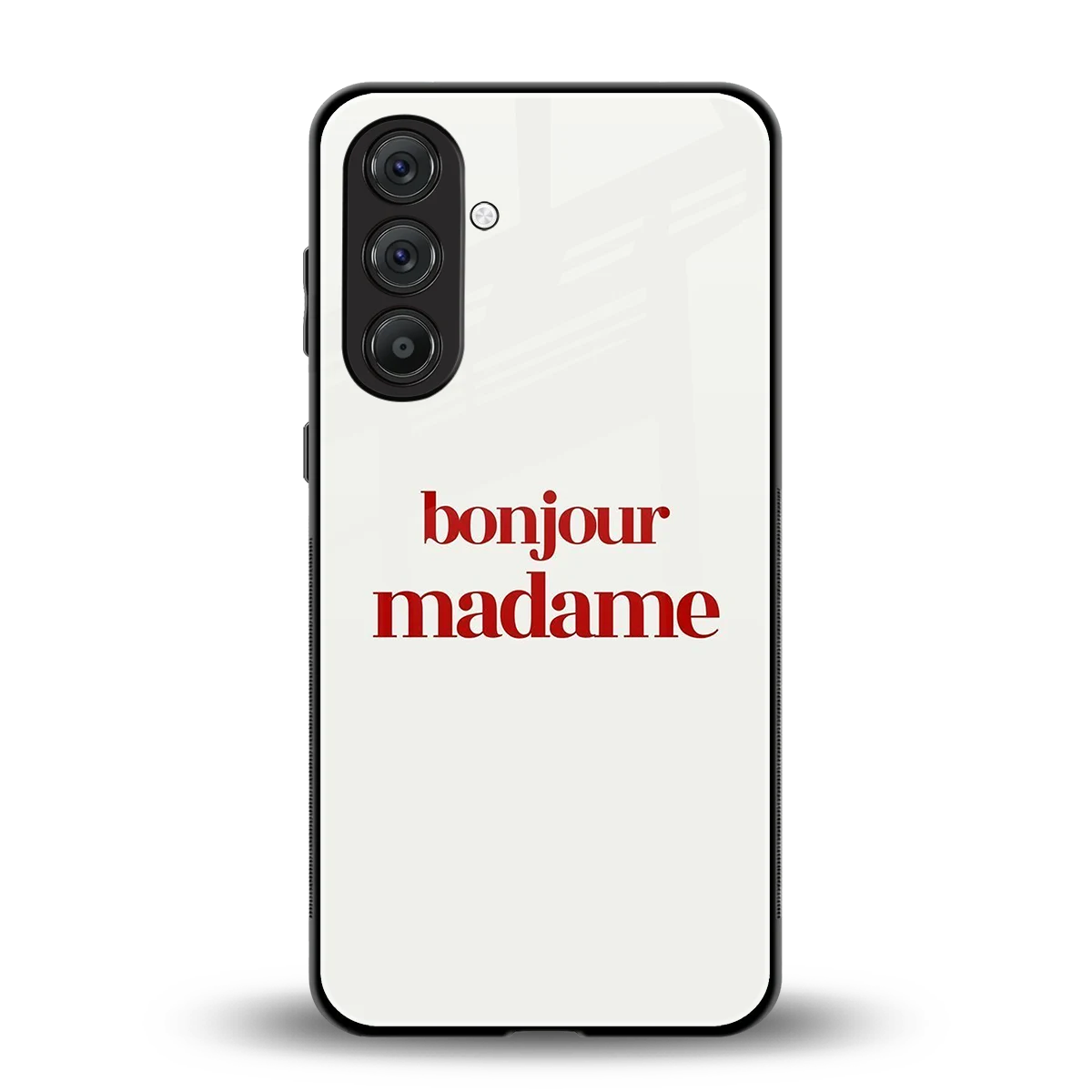 Bonjour Madame back phone cover | glass case for samsung galaxy a37 5g