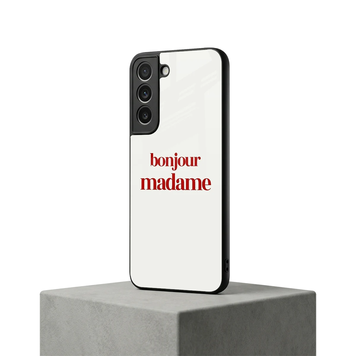 Bonjour Madame samsung galaxy s22 mobile cover | shockproof glass phone case