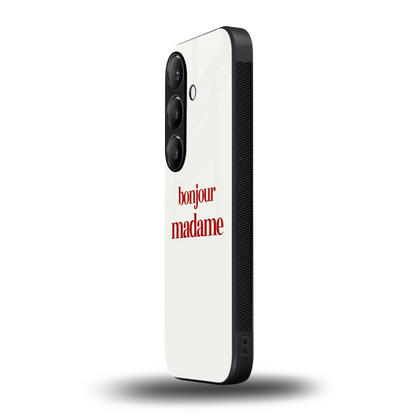 Bonjour Madame samsung galaxy s24 fe mobile cover | shockproof glass phone case