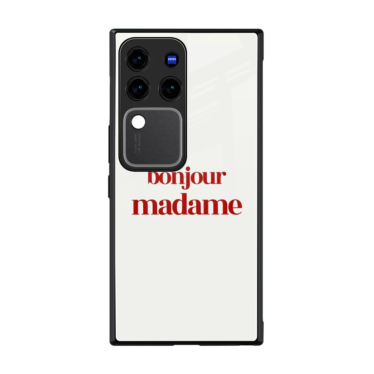 Bonjour Madame back phone cover | glass case forvivo v30 pro