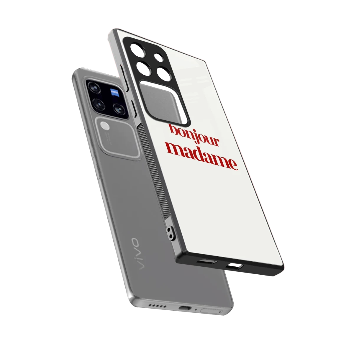 Bonjour Madame sleekvivo v30 pro cover with tempered glass back and TPU edges