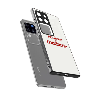 Bonjour Madame sleekvivo v30 pro cover with tempered glass back and TPU edges