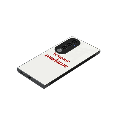 Bonjour Madame stylish phone case for vivo v40 pro | glossy glass and slim fit