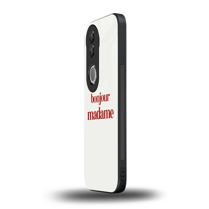 Bonjour Madame vivo v50 mobile cover | shockproof glass phone case
