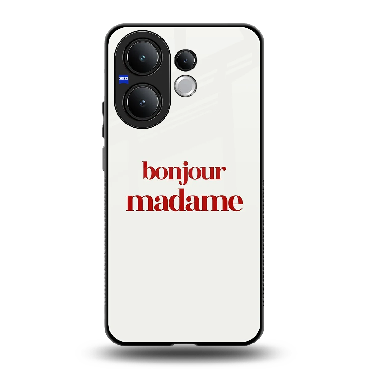 Bonjour Madame back phone cover | glass case for vivo v60
