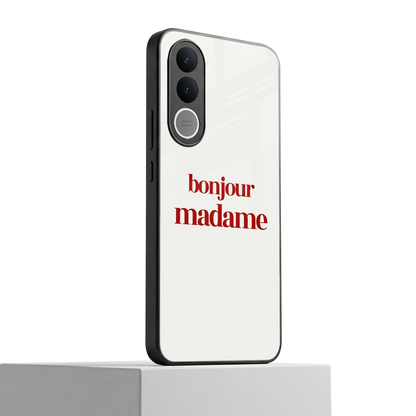 Bonjour Madame vivo v70 fe mobile cover | shockproof glass phone case