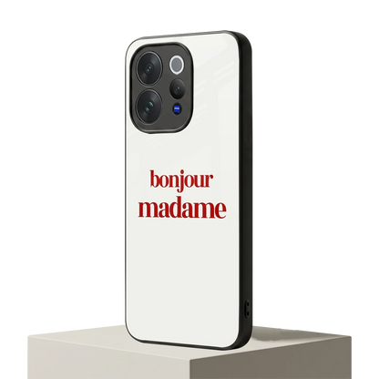 Bonjour Madame vivo v70 mobile cover | shockproof glass phone case