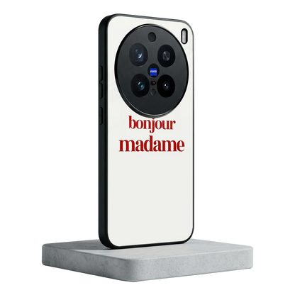 Bonjour Madame vivo x200 pro mobile cover | shockproof glass phone case