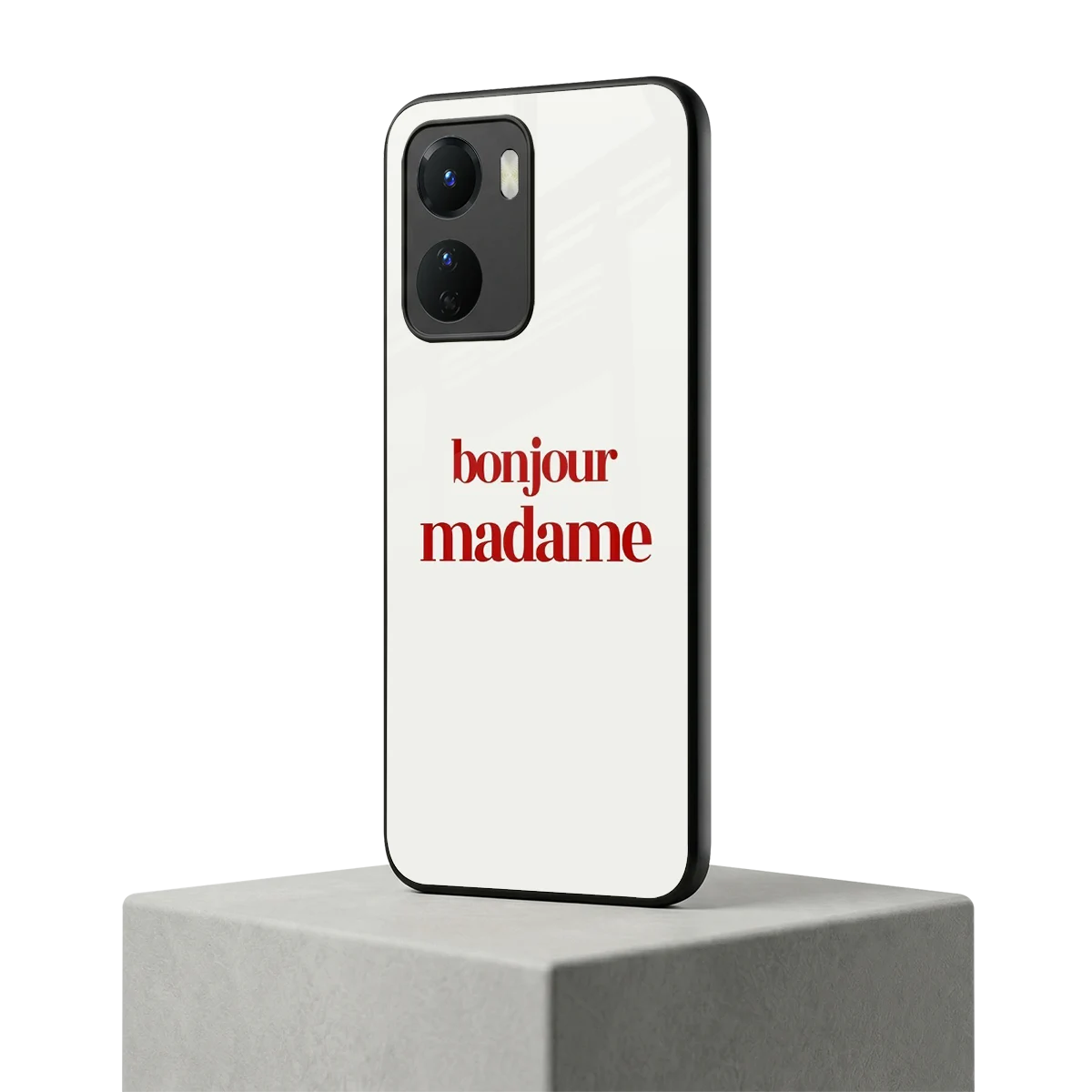 Bonjour Madame vivo y16 mobile cover | shockproof glass phone case