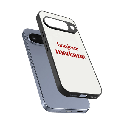 Bonjour Madame sleek google pixel 10 cover with tempered glass back and TPU edges