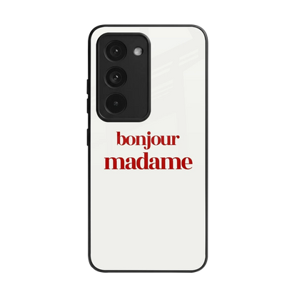 Bonjour Madame back phone cover | glass case for redmi 15 5g
