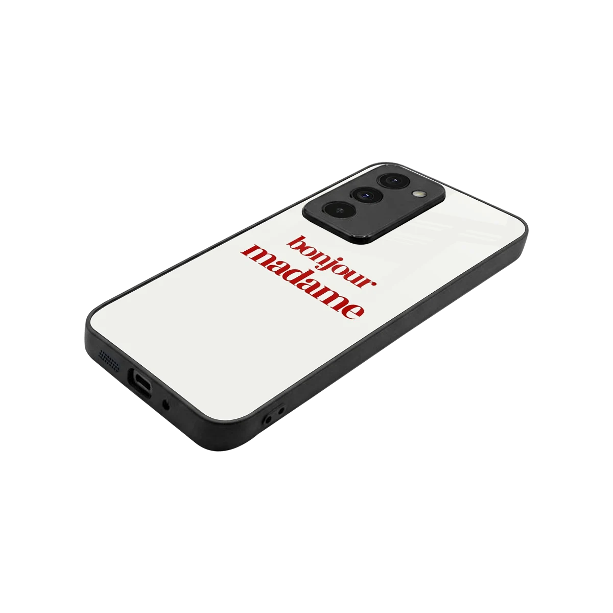 Bonjour Madame stylish phone case for redmi 15 5g | glossy glass and slim fit