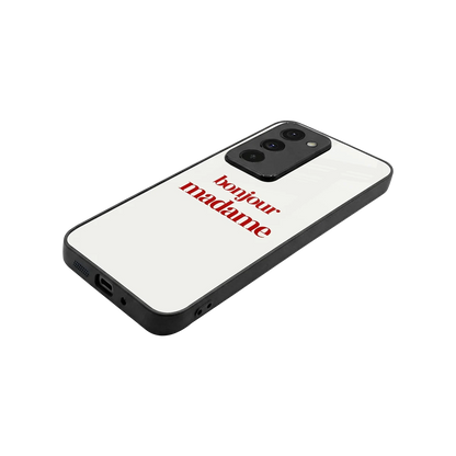 Bonjour Madame stylish phone case for redmi 15 5g | glossy glass and slim fit