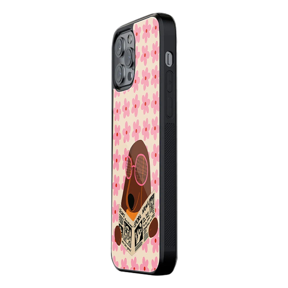 Trendy Glass Back Mobile Case for iPhone, Samsung, Redmi, OnePlus, Google Pixel, Motorola