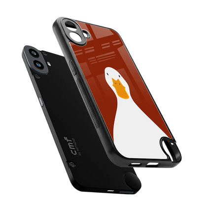 Boring Goose sleek cmf nothing phone 1 cover with tempered glass back and TPU edges