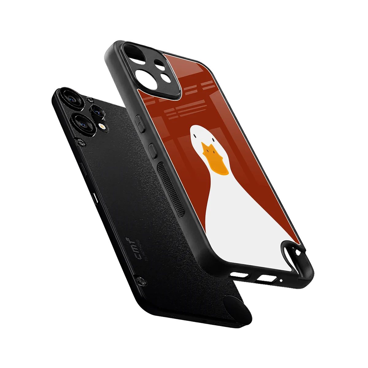 Boring Goose sleek cmf nothing phone 2 pro cover with tempered glass back and TPU edges