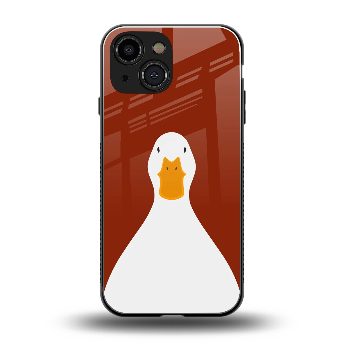 Boring Goose back phone cover | glass case for iphone 13 mini