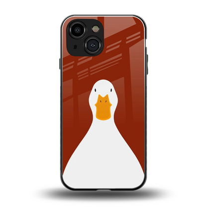 Boring Goose back phone cover | glass case for iphone 13 mini