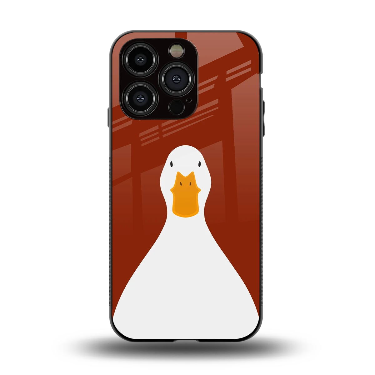 Boring Goose back phone cover | glass case for iphone 13 pro