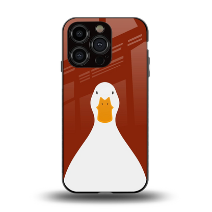 Boring Goose back phone cover | glass case for iphone 13 pro
