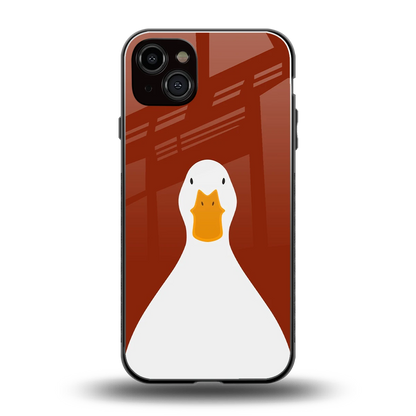 Boring Goose back phone cover | glass case for iphone 15 plus