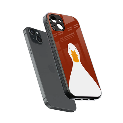 Boring Goose sleek iphone 15 plus cover with tempered glass back and TPU edges