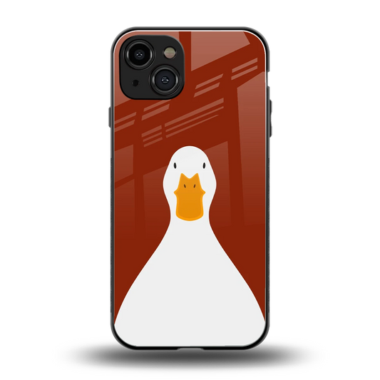Boring Goose back phone cover | glass case for iphone 15