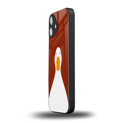 Boring Goose iphone 16 plus mobile cover | shockproof glass phone case
