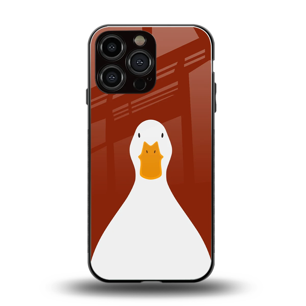Boring Goose back phone cover | glass case for iphone 16 pro max