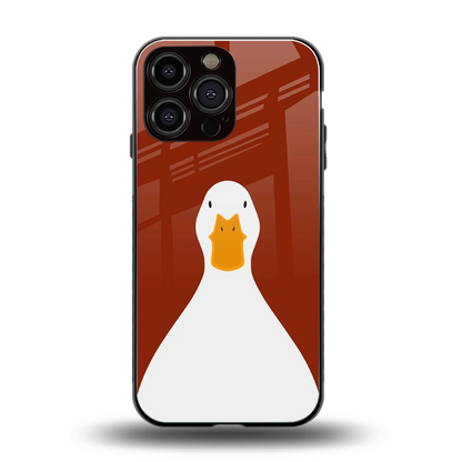 Boring Goose back phone cover | glass case for iphone 16 pro max