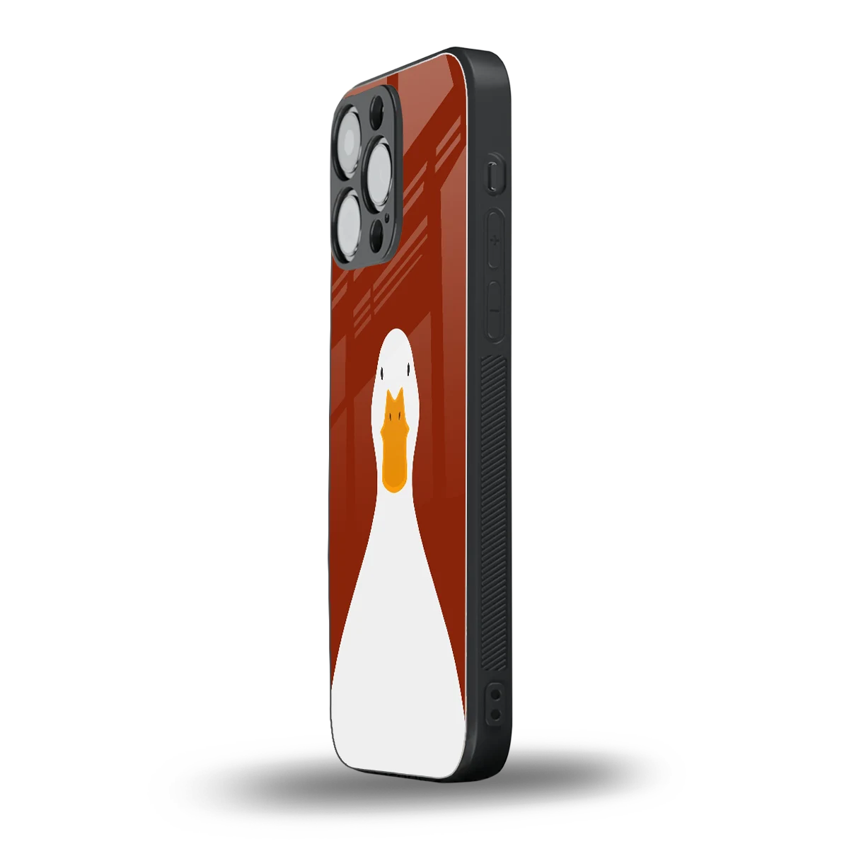 Boring Goose iphone 16 pro max mobile cover | shockproof glass phone case