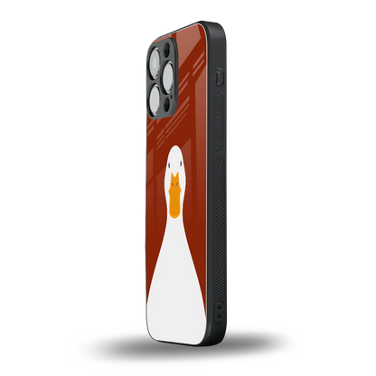 Boring Goose iphone 16 pro max mobile cover | shockproof glass phone case