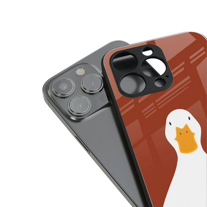 Boring Goose stylish phone case for iPhone 16 | glossy glass and slim fit