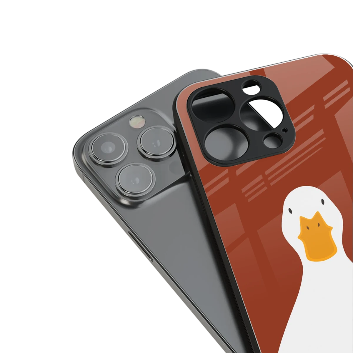 Boring Goose stylish phone case for iphone 13 | glossy glass and slim fit