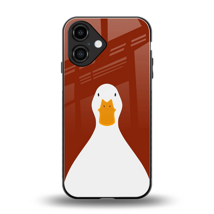 Boring Goose back phone cover | glass case for iphone 16