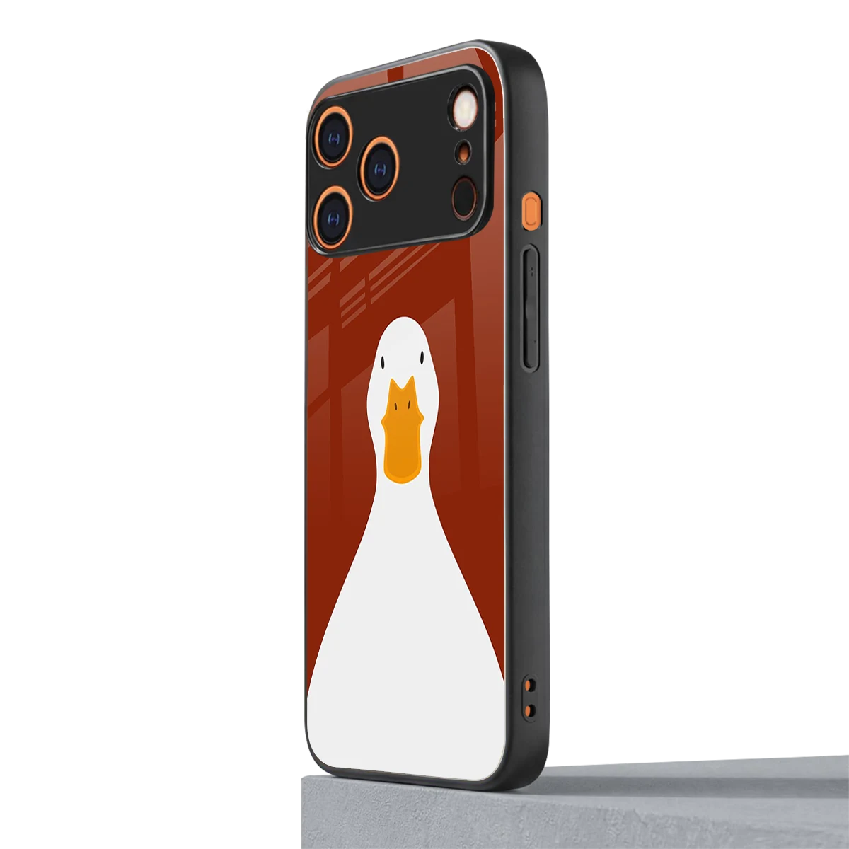 Boring Goose iphone 17 pro max mobile cover | shockproof glass phone case
