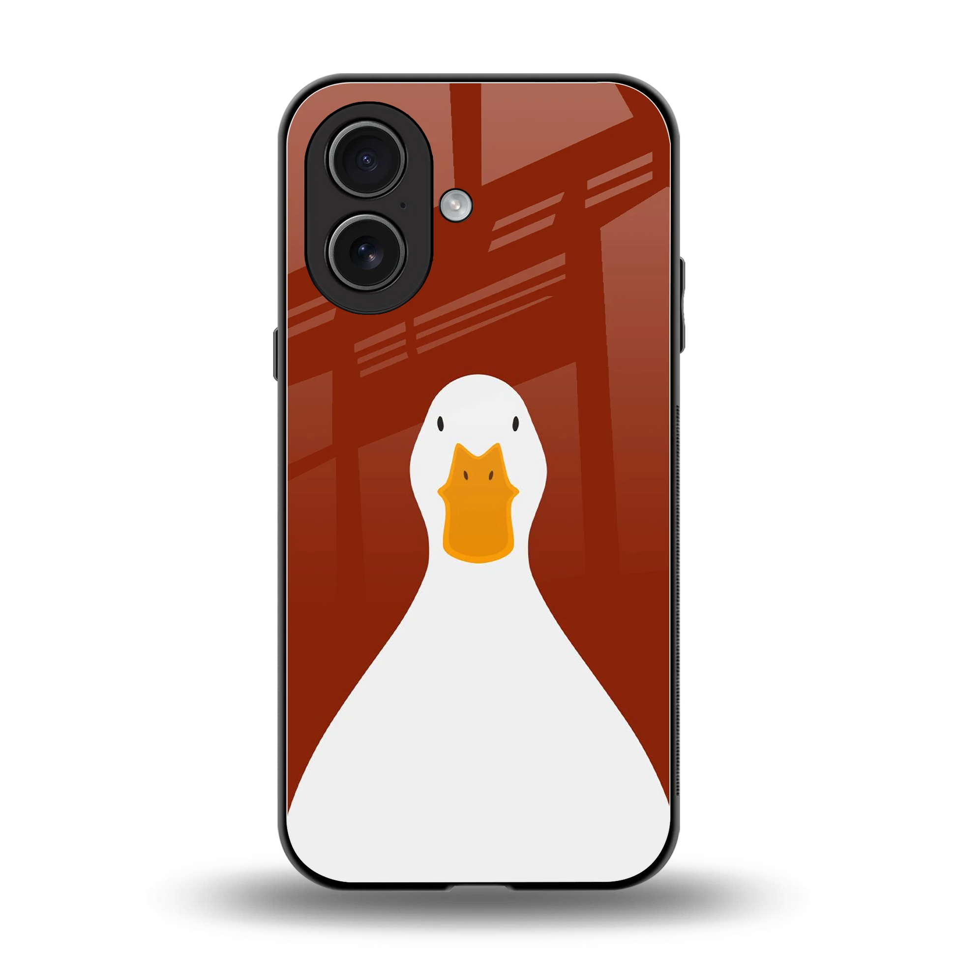 Boring Goose back phone cover | glass case for iphone 17