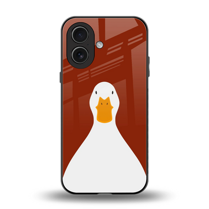 Boring Goose back phone cover | glass case for iphone 17