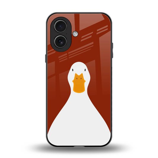 Boring Goose back phone cover | glass case for iphone 17