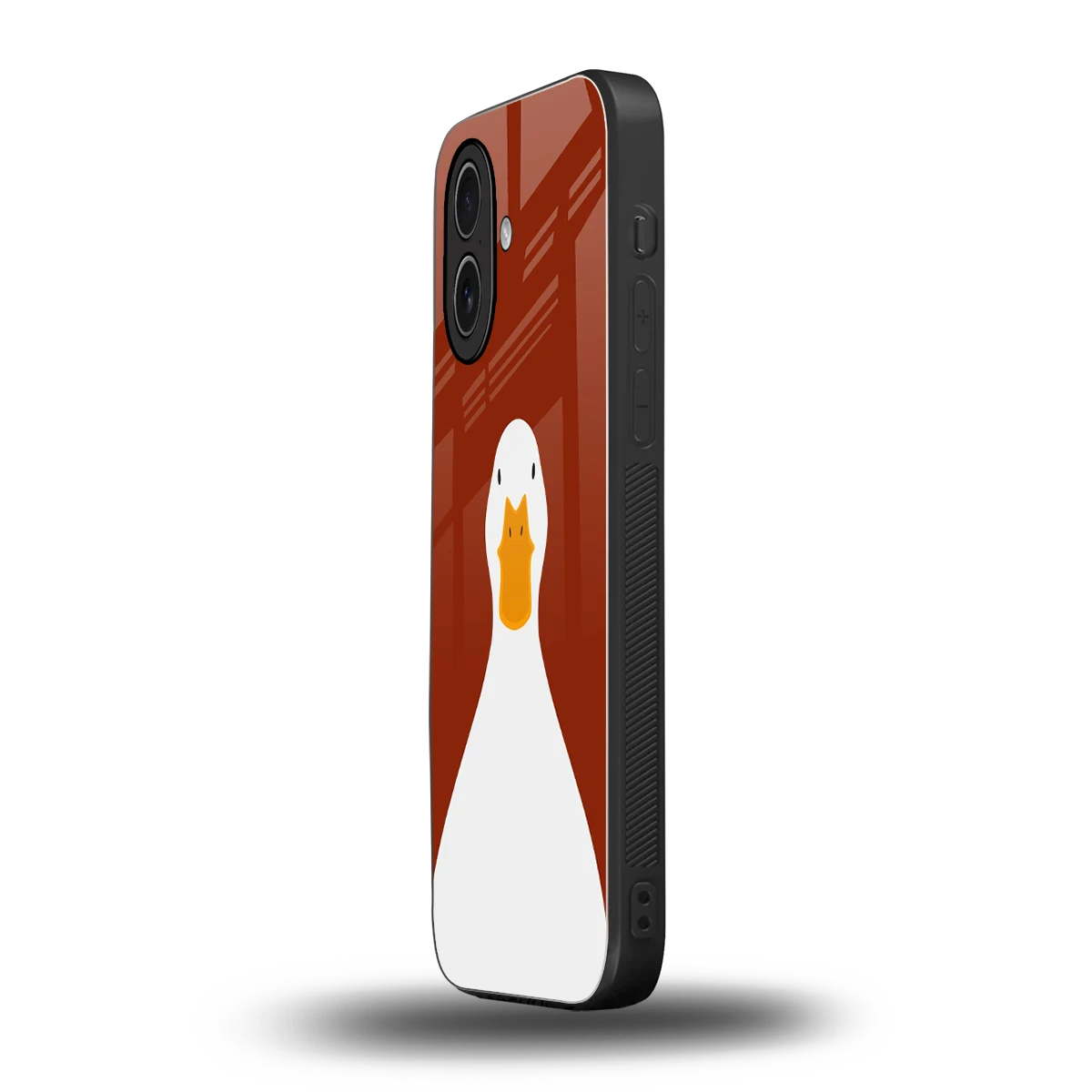 Boring Goose iphone 17 mobile cover | shockproof glass phone case