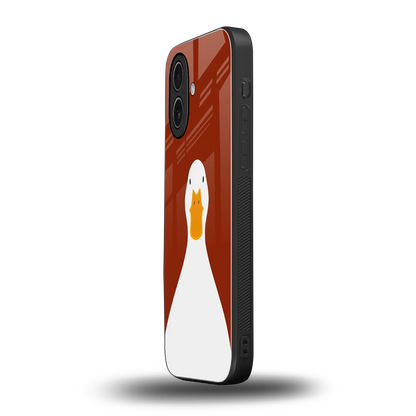 Boring Goose iphone 17 mobile cover | shockproof glass phone case