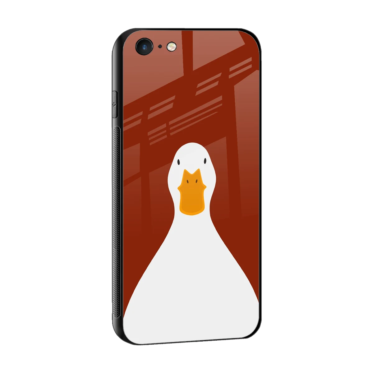 Boring Goose sleek iphone 6 cover with tempered glass back and TPU edges