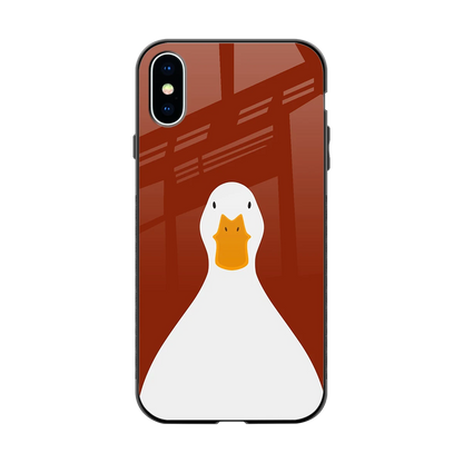 Boring Goose back phone cover | glass case for iphone xs