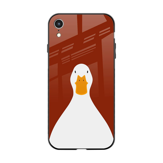 Boring Goose back phone cover | glass case for iphone xr